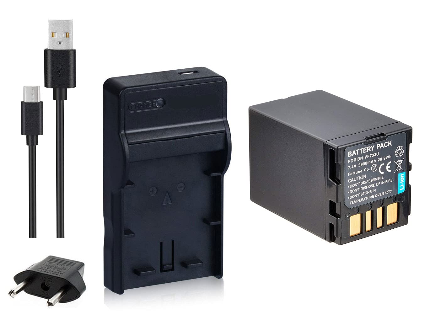 Amazon | NinoLite 3点セット BN-VF733 互換 バッテリー +USB型 充電器