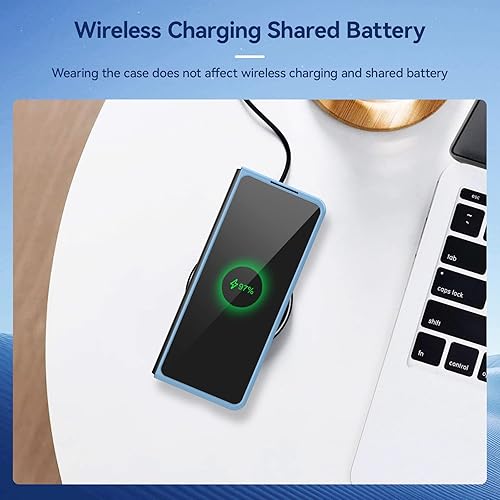 Miniatura 5 de CENMASO - Funda para Samsung Galaxy Z Fold 4 (2022), protector de pantalla plegable 4, protector de lente de cámara, ultrafina y ligera, de