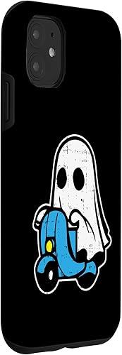 Vista 3 de iPhone 11 Ghost Riding Motocicleta Disfraz de Halloween Ghoul Spirit Rider Case