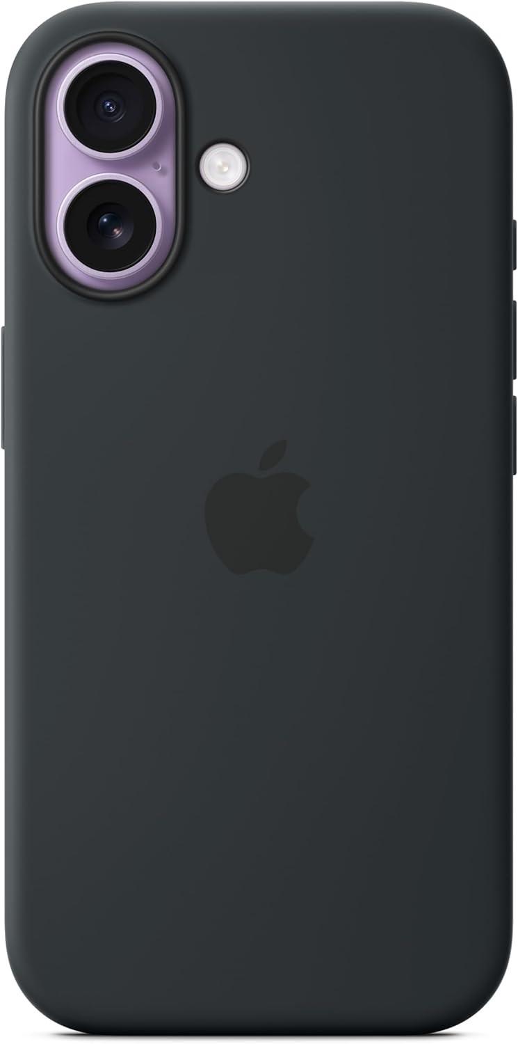 Apple iPhone 17 Silicone Case with MagSafe and Camera Control: Lightweight Phone Case, Wireless Charging Compatible, Smooth Matte Finish; Black