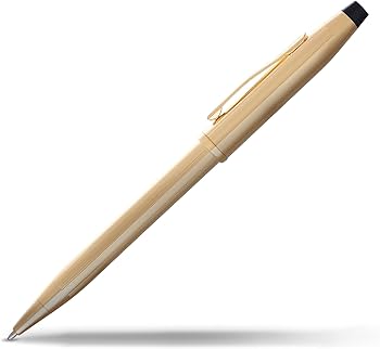 上品×高見え✨ゴールドデザインボールペン／滑らかな書き心地／複数本あり Amazon | クロス(cross) センチュリー II 23金ゴールドプレート