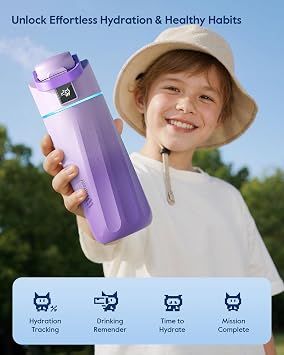 WATERH Boost 32 oz Bottle Blue + Boost 16 oz Bottle Purple Bundle