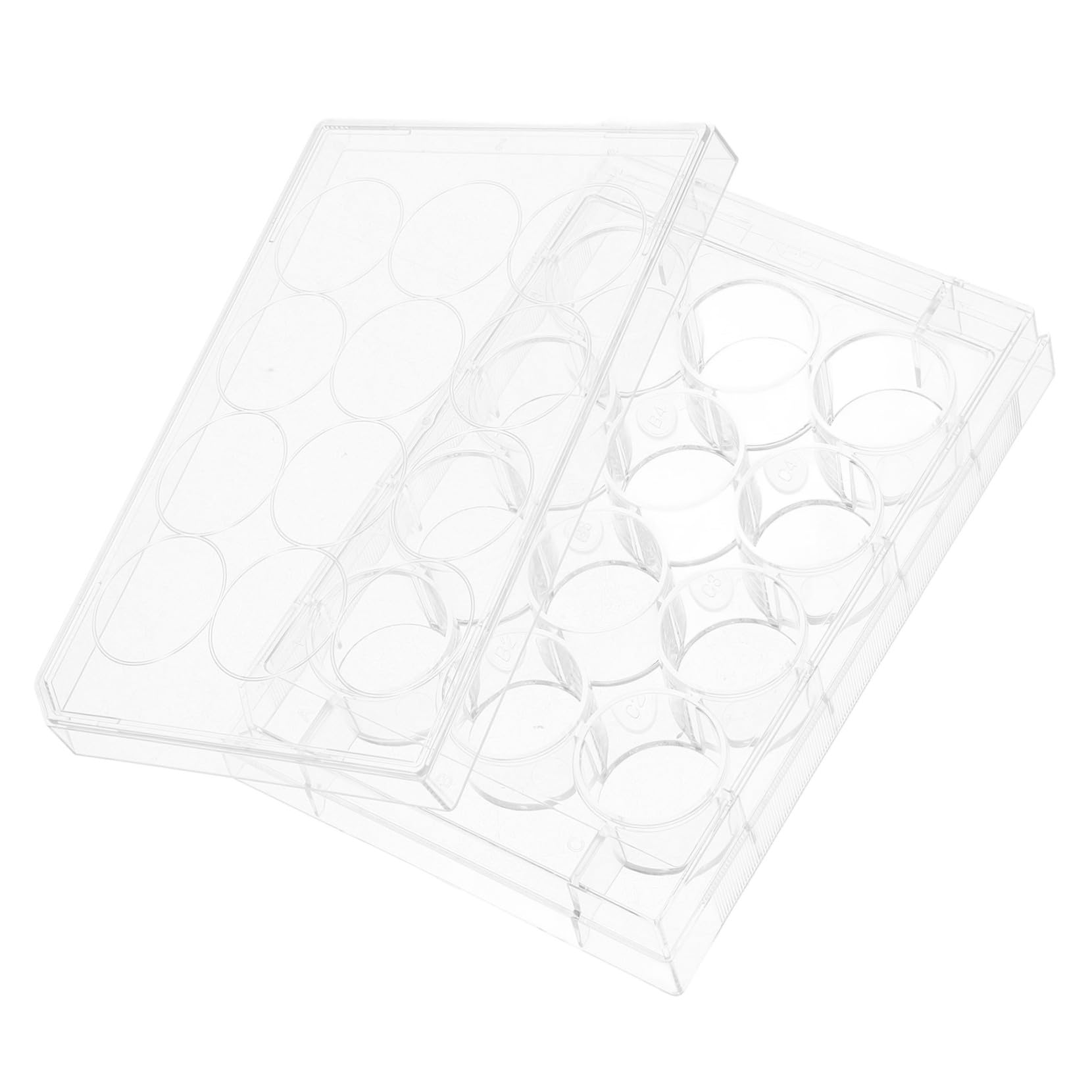 NAMOARLY Lab Tissue Culture Plate Cell Culture Plate for Lab Bulk Petri Dishes Plastic Easy to Use