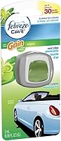 Vista 15 de Febreze Ambientador de coche con clip de ventilación, eliminador de olores, aroma ámbar automático, 2 clips