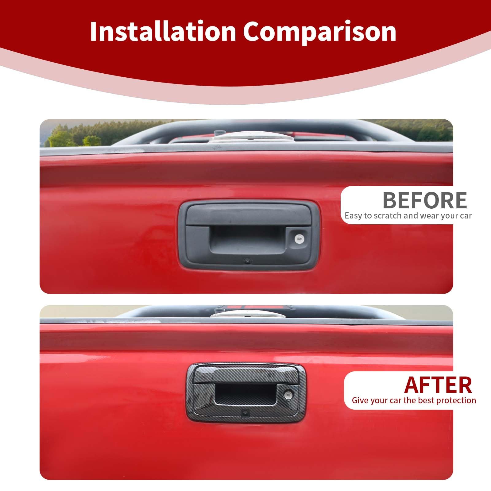 Poignée De Porte Intérieur Front Left Exterior Chrome Door Handle For 2014-2022 Chevy Silverado 1500 (Part #22923598) Exterior Mirrors For Chevrolet Silverado 1500 - Foto 8