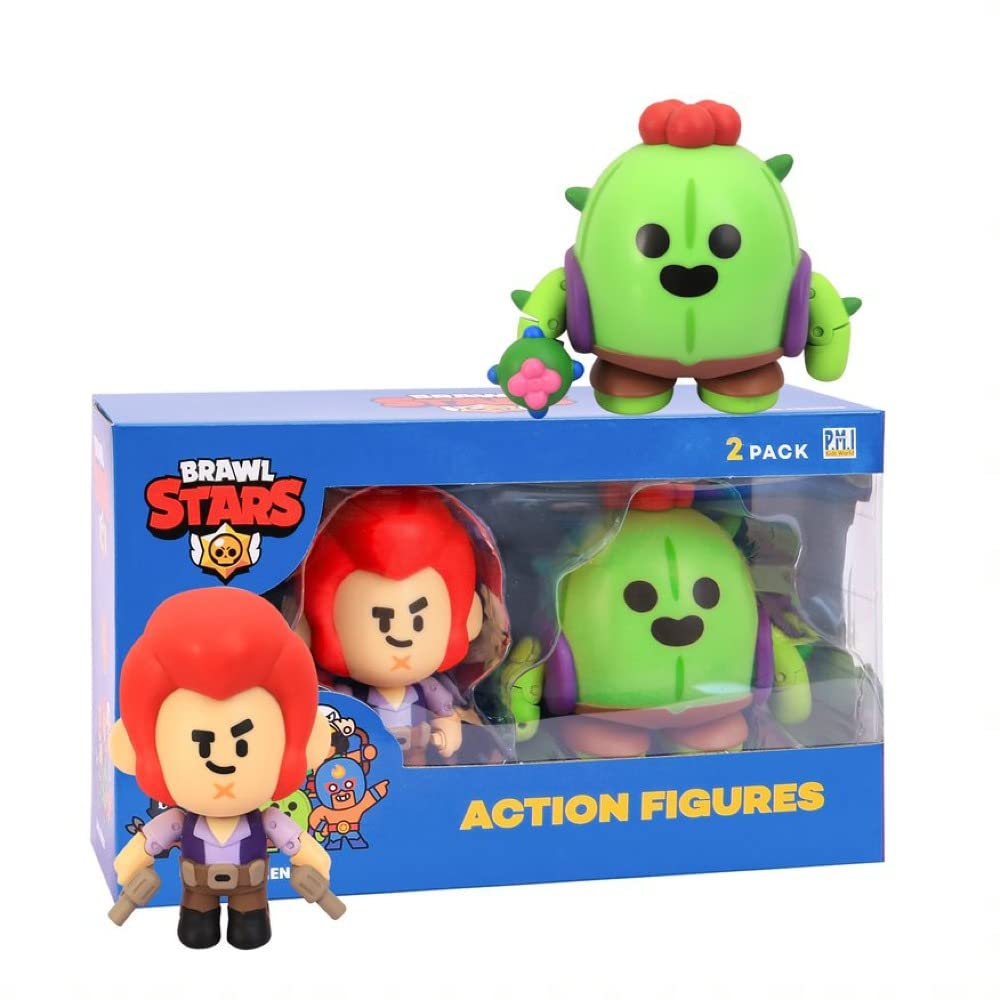 Brawl Stars Action Figures Window Box 2 Piece Set, 11.5 cm Height