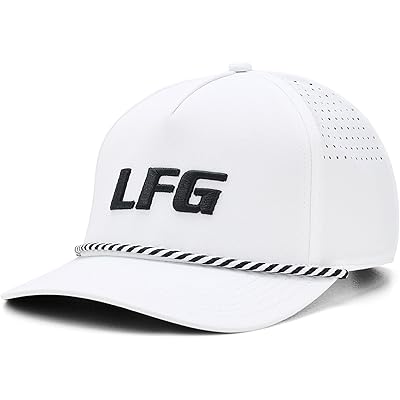 Black Clover LFG Panel Mid Rope Adjustable Hat white
