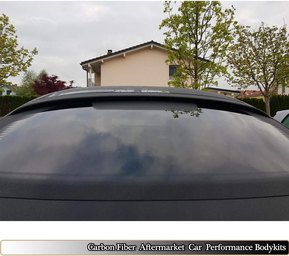 Rear Spoiler fits Mercedes Benz GLC Class C253 GLC250 GLC300 GLC43 GLC63 AMG Coupe 2016-2018 Customized Carbon Fiber CF Roof Window Top Wing Lip