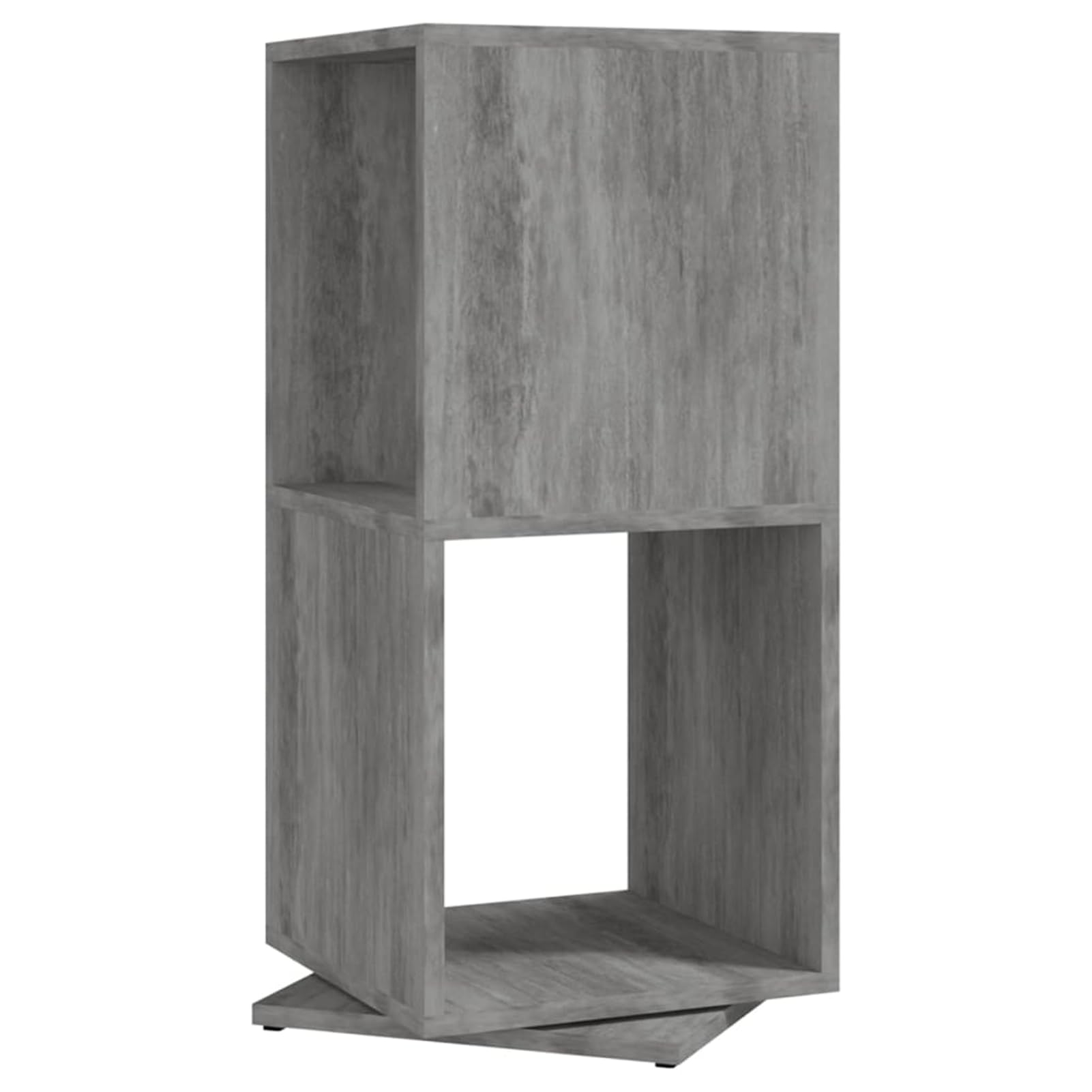 Rantry Drehregal Betongrau 34,5x34,5x75,5 cm Holzwerkstoff Bücherregale und vertikale Regale Model339559