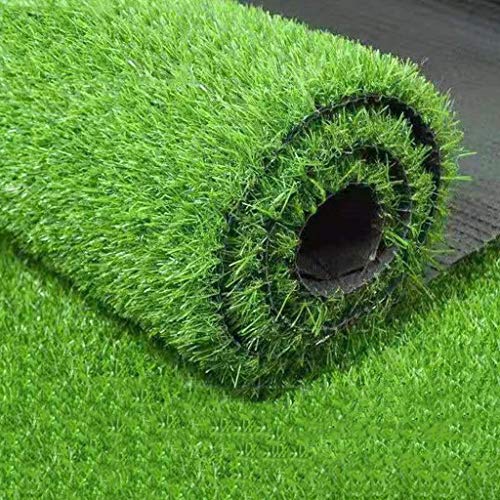 Césped artificial de Hierba de césped, Realista Falso Deluxe sintético Grueso del césped Mascotas 2 cm de Altura al Aire Libre Decoradas de Forma Individual (Size : 79x157in) Cover