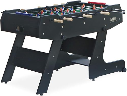 Miniatura 2 de KICK Majesty - Mesa de futbolín plegable de 55 pulgadas (negro azabache)