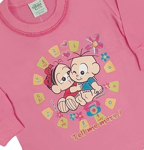 Malwee, CAMISETA BEBÊ SOLTINHA P AO G TURMA DA MÔNICA-PIU PIU MALWEE COR:Rosa;TAMANHO:M (6 a 8 meses