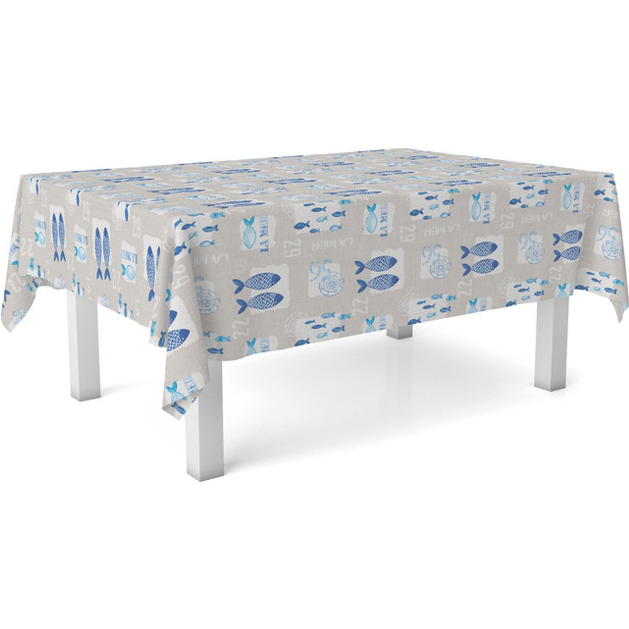 ECOMMERC3 Nappe En Toile Cirée Rectangulaire Taille 260x140 Cm - Style, Durabilité Et Facile D'entretien Pour Votre Table - Nappe En Toile Cirée Anti-Taches Et Imperméable Rouge