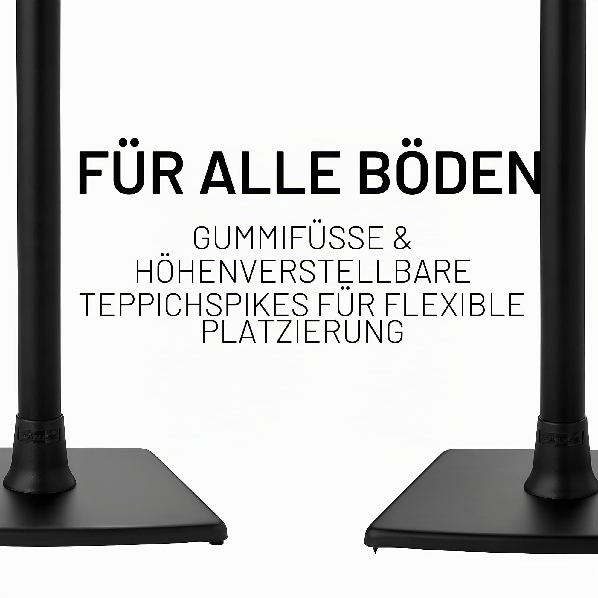Sanus Lautsprecherständer mit Fester Höhe für Sonos Era 100 Paar WSSE12