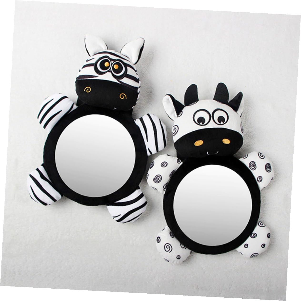 Toddmomy 3 Piezas Retrovisor de Seguridad de Observación Trasero de Animal con Recién Nacidos