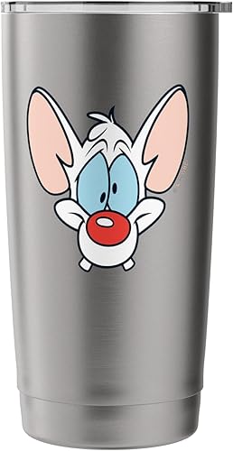 Vista 11 de Pinky and the Brain Pinky - Vaso aislado de acero inoxidable Negro