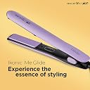 Ikonic Glide Hair Straightener | Ceramic Coated Floating Plates | Quick Heat Up | Switch Light Inidcator |Compact Design | Travel Friendly | for All Hair Types, Lilac gallery image