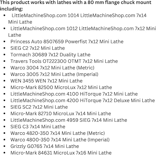 Miniatura 7 de (1941) - Mandíbula de 3 mandíbulas de 4 pulgadas, independiente con adaptador, acero de alta calidad, incluye una llave de mandril y mandíbulas