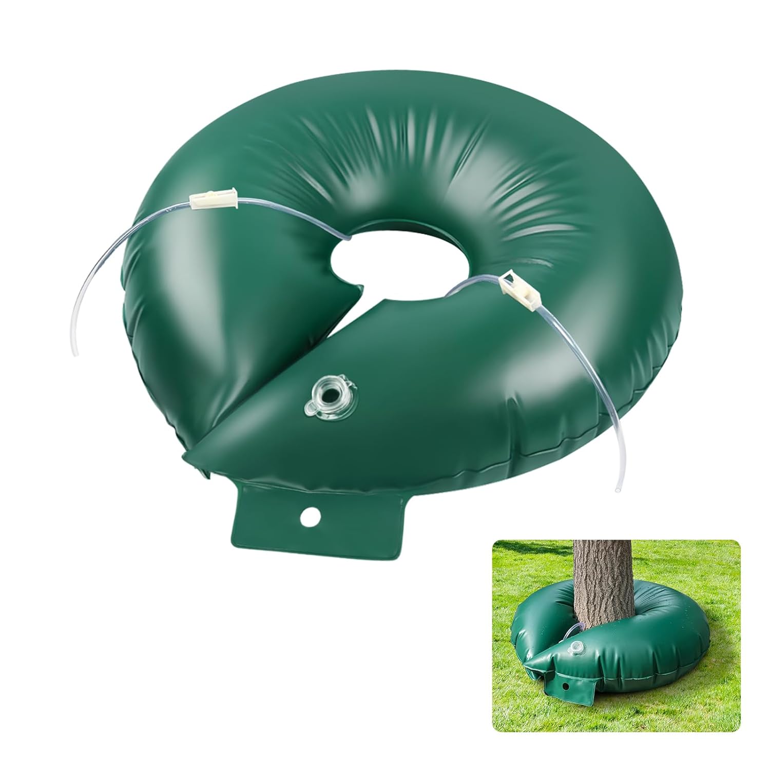 20 Gallon Tree Watering Bags Slow Release 10-32 Hours, Upgraded Tree Watering Ring with Drip Speed Controller, Heavy Duty PVC Watering System Bag for New Trees and Shrubs