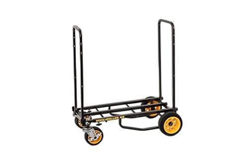 Rock-N-Roller Multi-Cart R9 “Mighty” 8-in-1 Equipment Cart, adjusts from 34"