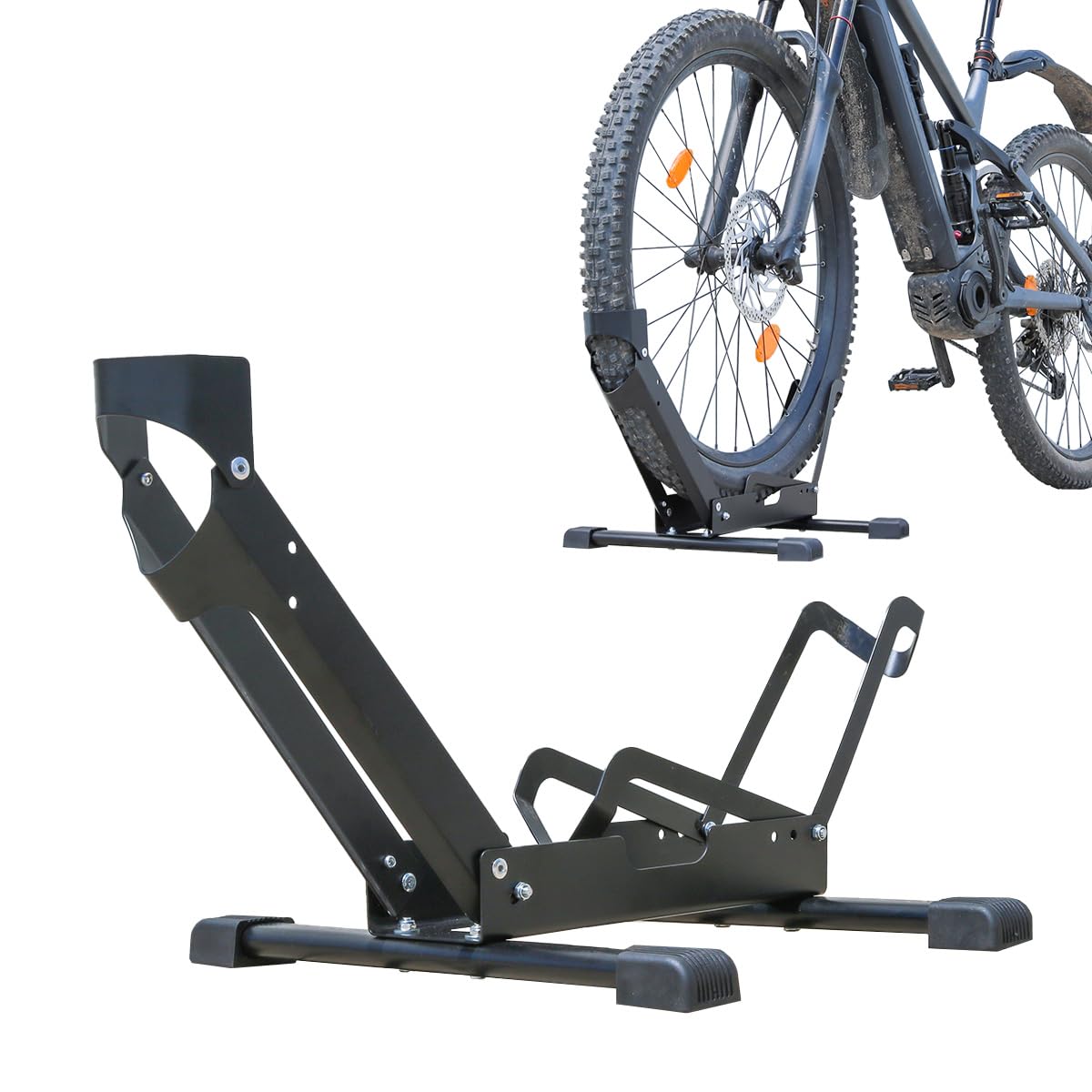 TS1 Béquille de vélo électrique au sol pour vélo électrique Autonome Support roue arrière Roue avant 26 27 28 29 VTT de ConStands