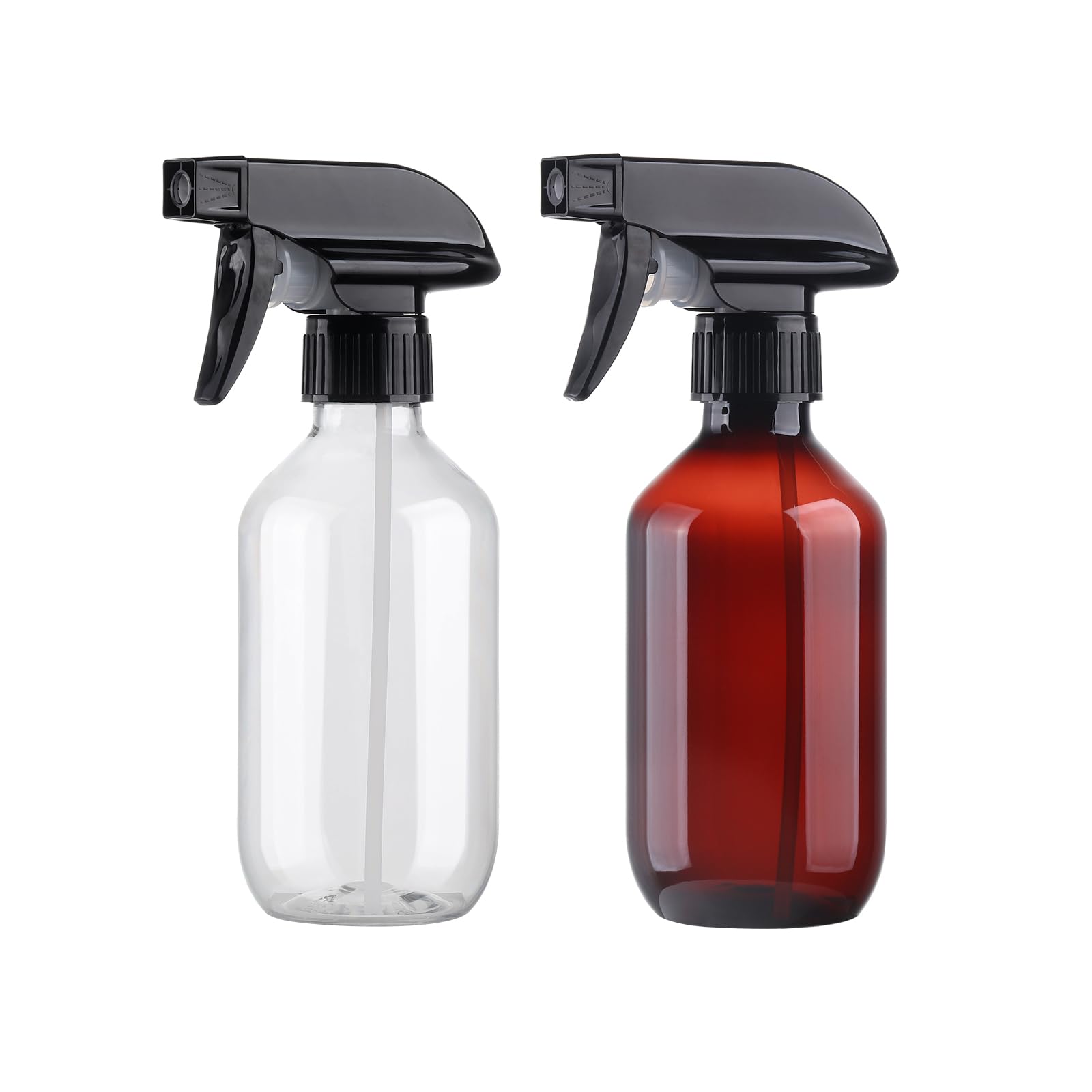 KREMORV Spray Bottles 10oz/300ml Plastic Spray Bottle Empty Refillable Container with Adjustable Head Sprayer, Mist/Stream Water Bottle for Cleaning Products, Plants, Pet Training, Hairstyling