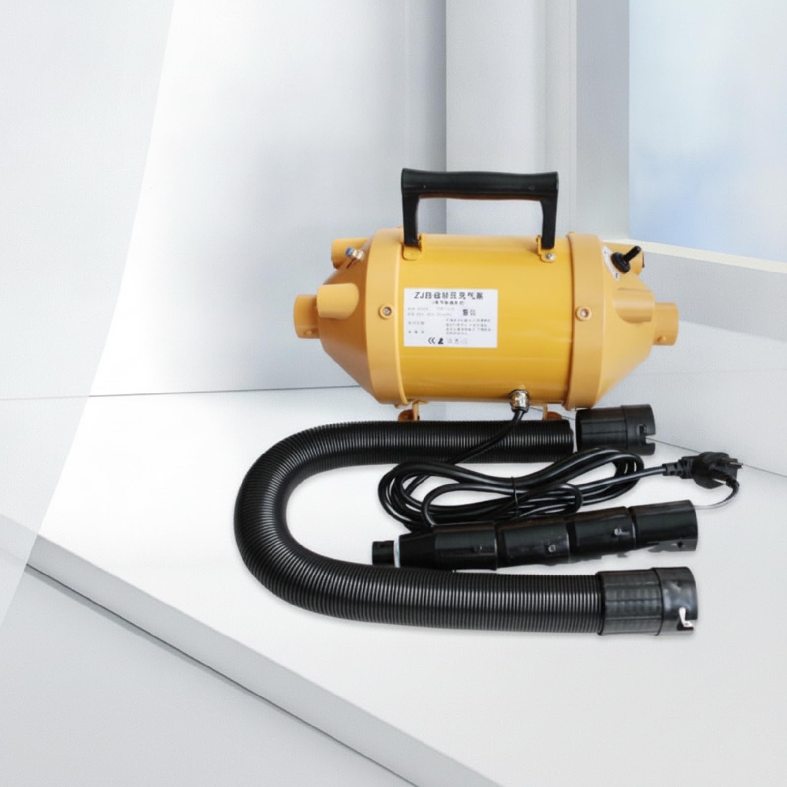 Pompa a Pressione Automatica Pompa Elettrica Gonfiatore Compressore Portatile con Tubo Flessibile E di Controllo Adatta per Tavole Barche Gonfiabili Materassini Attività All’aperto