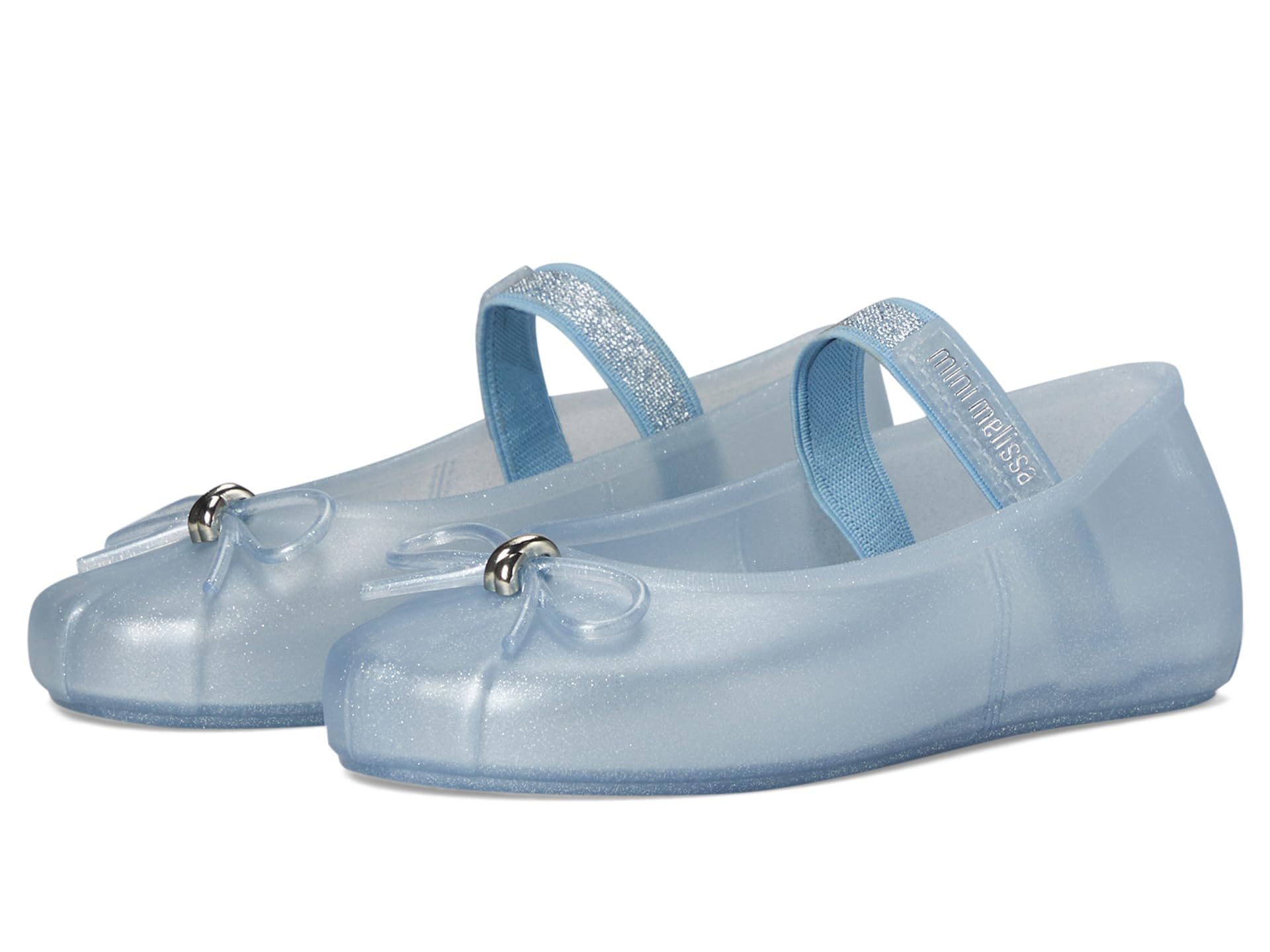 Sophie Blue Melissa Shoes Mini Melissa Sophie Ballerina Flat In - Main Image