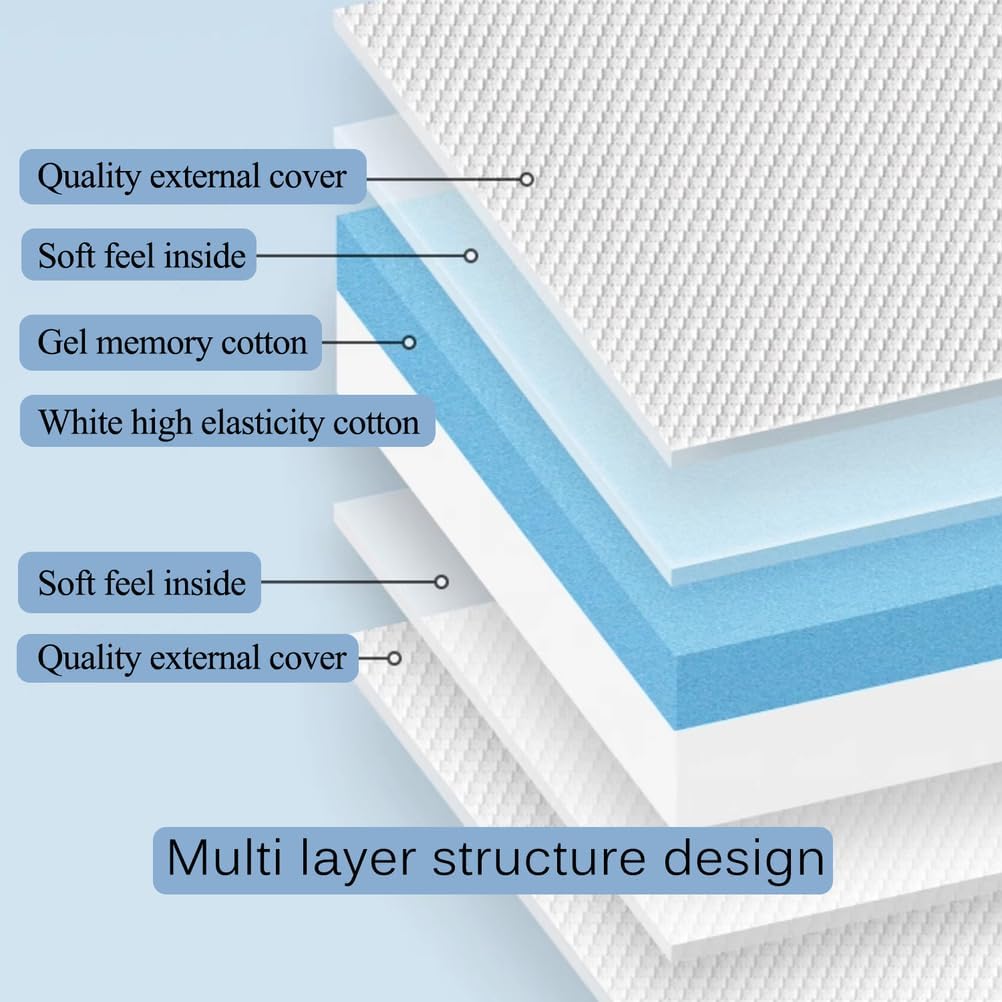 A/6cm,150x190cm,LDLCYCN Gel Memory Foam Japanese Floor Futon Mattress Topper Traditional Futon Mattress Pad with Cover Thick 6Cm Tatami Mat Sleeping Mattress for Camping Dormitory