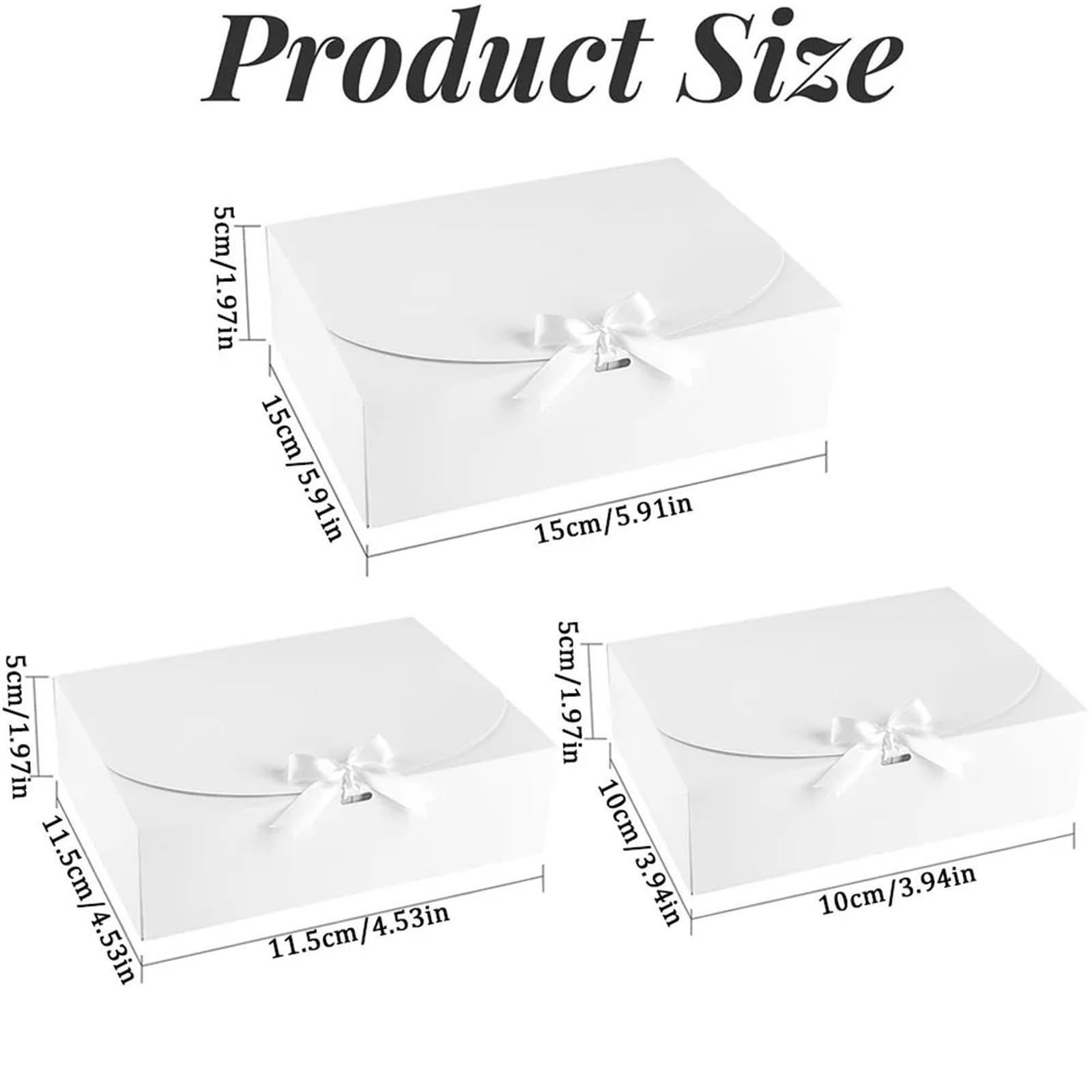 Scatola per Torte Scatole regalo Kraft da 10/20 pezzi