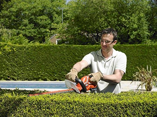 Bild 4 - Black+Decker Akku Heckenschere (mit E-Drive Technologie zum Schneiden harter und dicker Äste sowie mittlerer bis großer Hecken – 18mm Schnittstärke – 18V – 2,6kg leicht) GTC1845L20, Schwarz, Orange