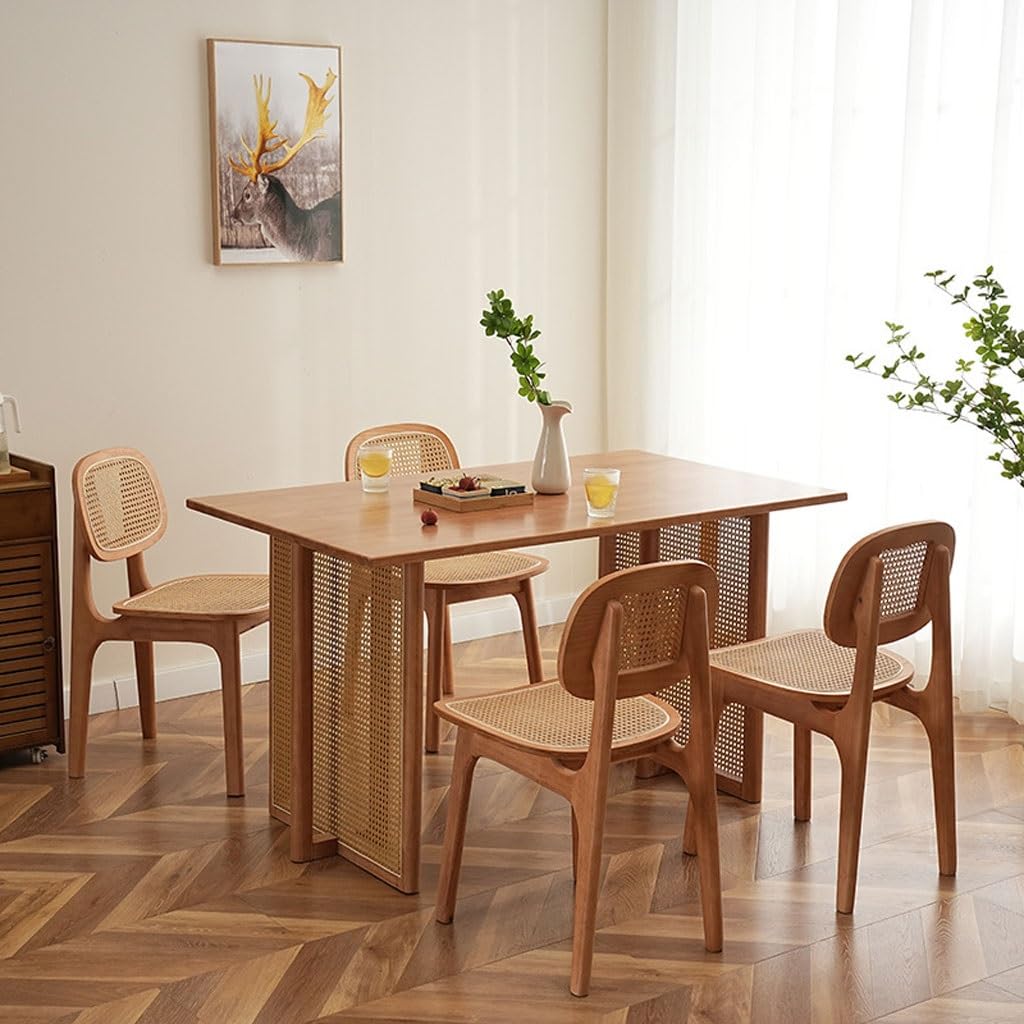 Prosty stół jadalny w stylu skandynawskim, do domu, kawiarni, małego mieszkania, prostokątnego biura