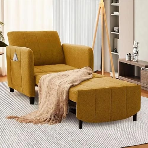 AFPSDLFJDLS 84" Long Convertible Sleeper Chair 4-in-1 Sofa Bed Adjustable Recliner Comfortable Space Saving Pull Out with Remova