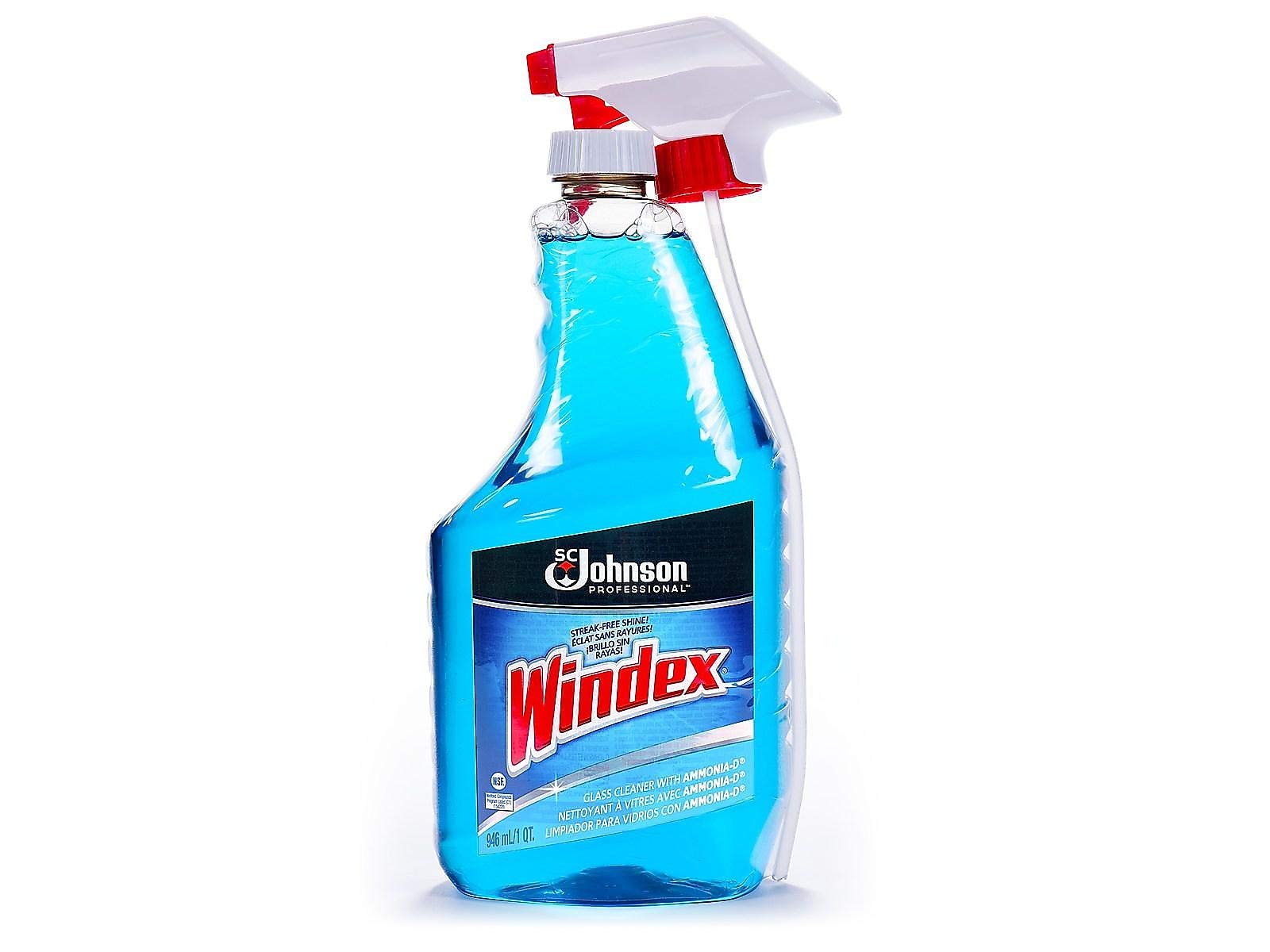 Windex® Glass Cleaner with Ammonia-D - Capped with Trigger, Blue (695237)