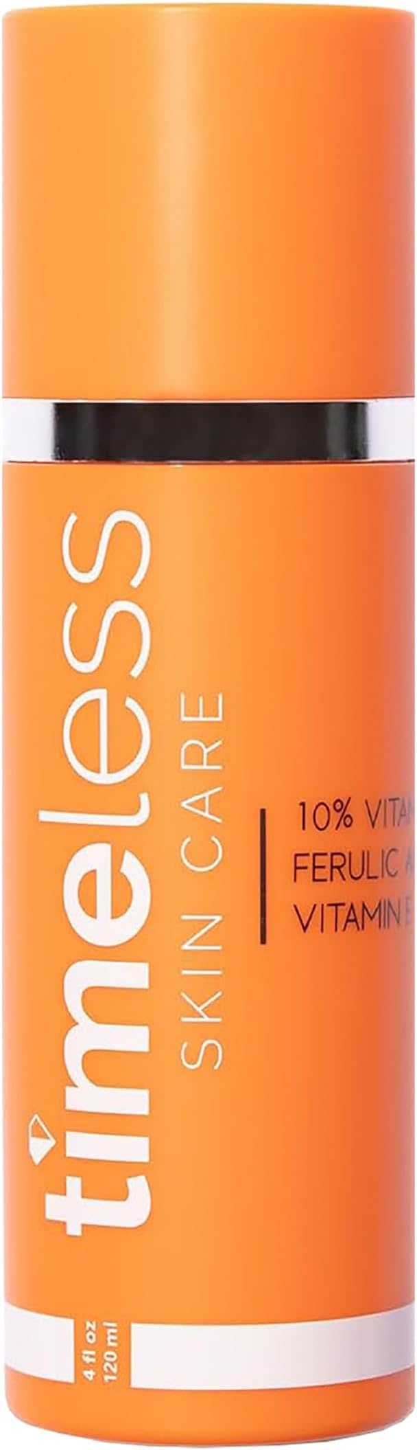 Timeless Skin Care Vitamin C Serum with Vitamin E & Ferulic Acid - Brightening Serum - for Oily & Dry Skin - Fragrance-Free - 4 oz