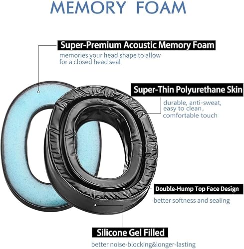 Miniatura 7 de PROHEAR 033 Auriculares Bluetooth de protección auditiva con radio FM AM - Recargables - Almohadillas de gel NRR de 25 dB