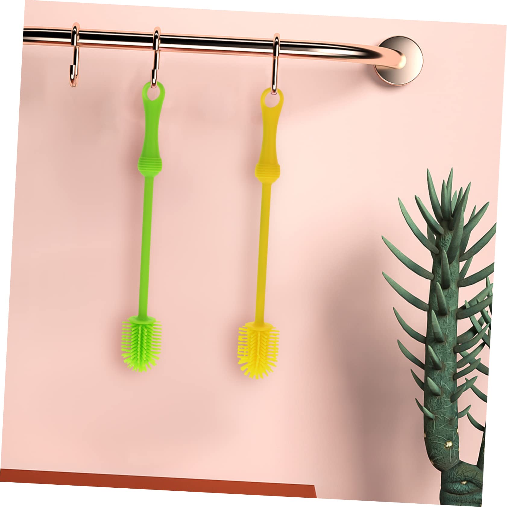 TOYANDONA 6 Cepillos Multifuncionales Para Biberones Limpiador Multiusos Cepillo De Limpieza De Silicona Cepillos De Limpieza Para Uso Doméstico Chupete Limpiador De Botellas De