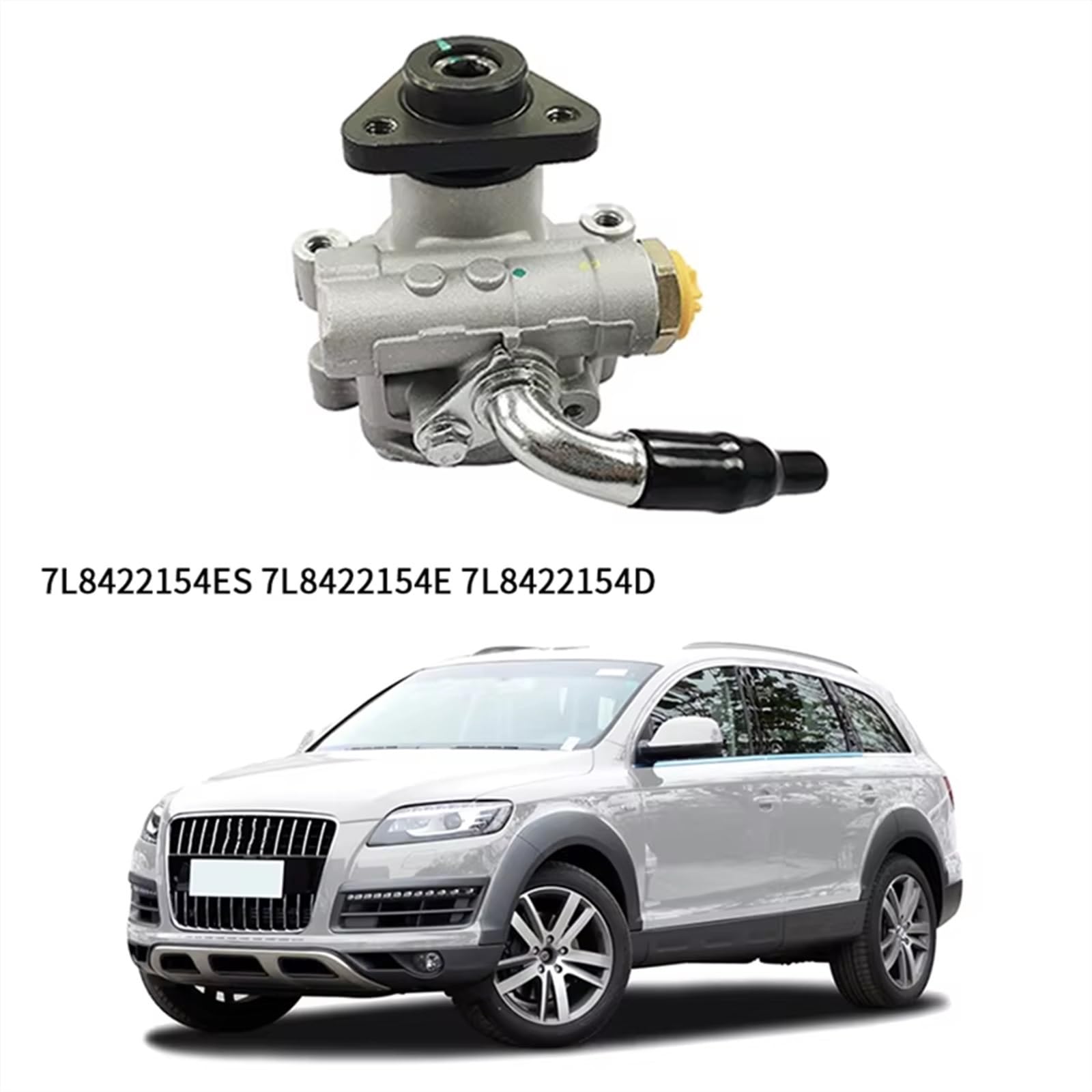 Pompy wspomagania kierownicy dla VW Touareg 2002-2008 2009 2010 1 szt. Akcesoria zamienne do pompy wspomagania kierownicy 7L8422154E 7L8422154D 7L8422154C