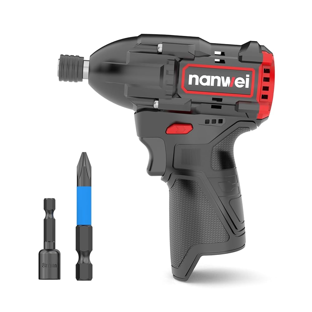 Amazon | NANWEI 12V インパクトドライバー 最大トルク120Nm