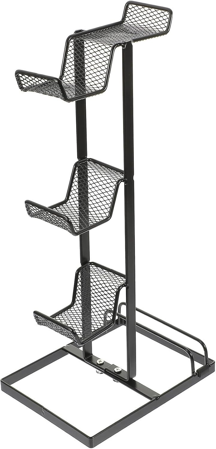 Gaming Headset Holder Stand, Black Plastic Organizer for Controllers