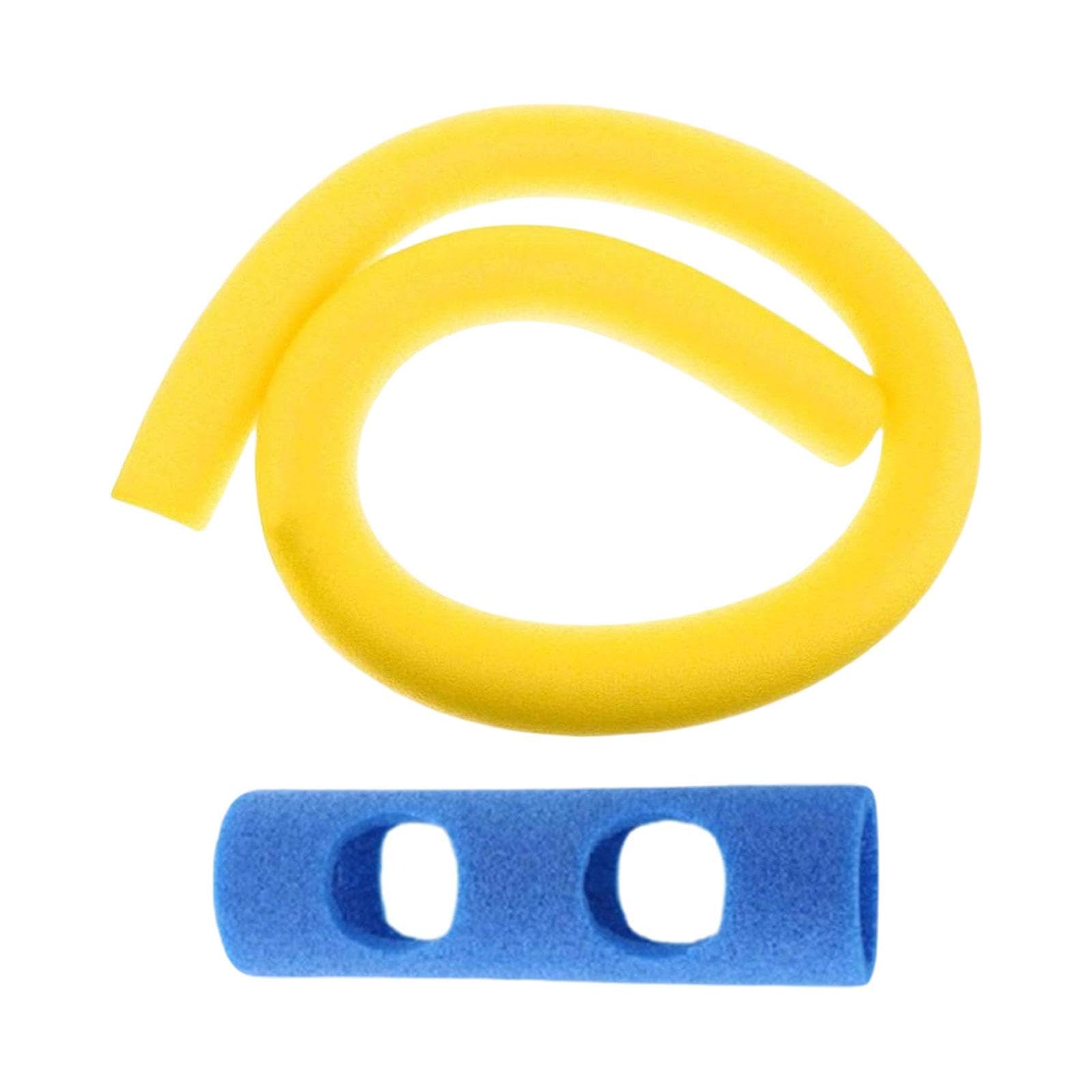 Bouée Gonflable de 150 Cm (59,06 Pouces) pour L'entraînement à La Natation avec Jointure, Jaune