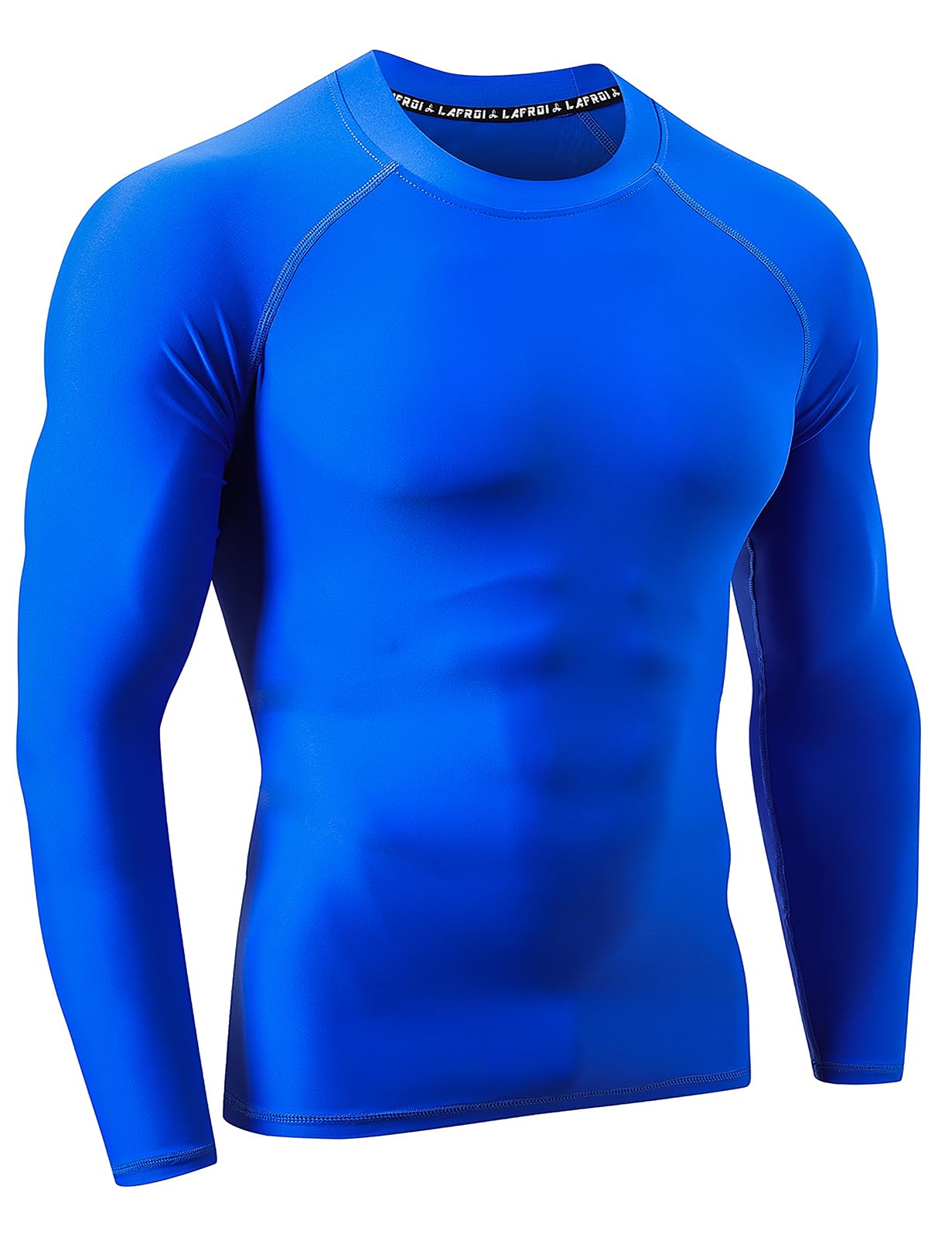 LAFROI Camiseta de Manga Larga para Hombre, protección Solar UPF 50+, de compresión, BJJ, para natación, protección contra erupciones