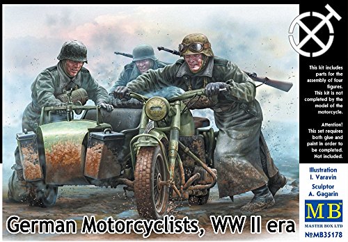Maestro Box MB35178 - 1/35 Alemán WW II Época Motociclistas Cover