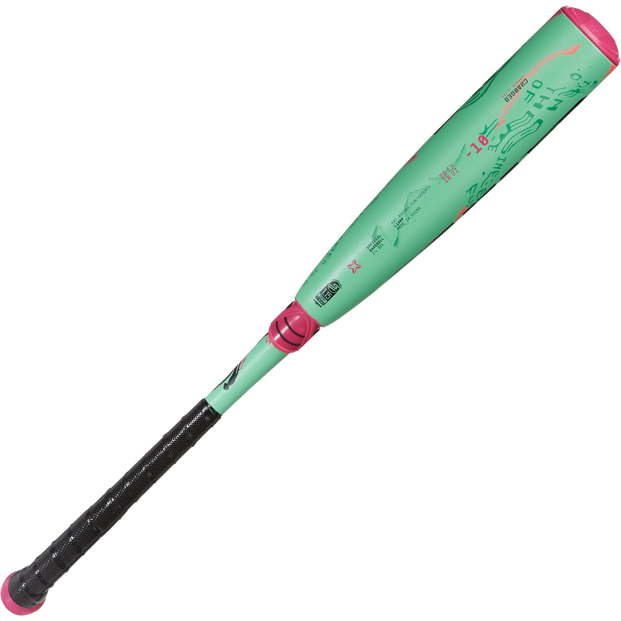 Axe | Warp | USSSA Youth Baseball Bat | Drop -10/-8/-5 | 3-Piece Composite | 2 3/4