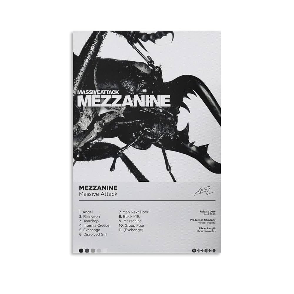 MASSIVE ATTACK / MEZZANINE 98 UKプロモ ポスター MASSIVE ATTACK / MEZZANINE 98 UKプロモ ポスター Massive