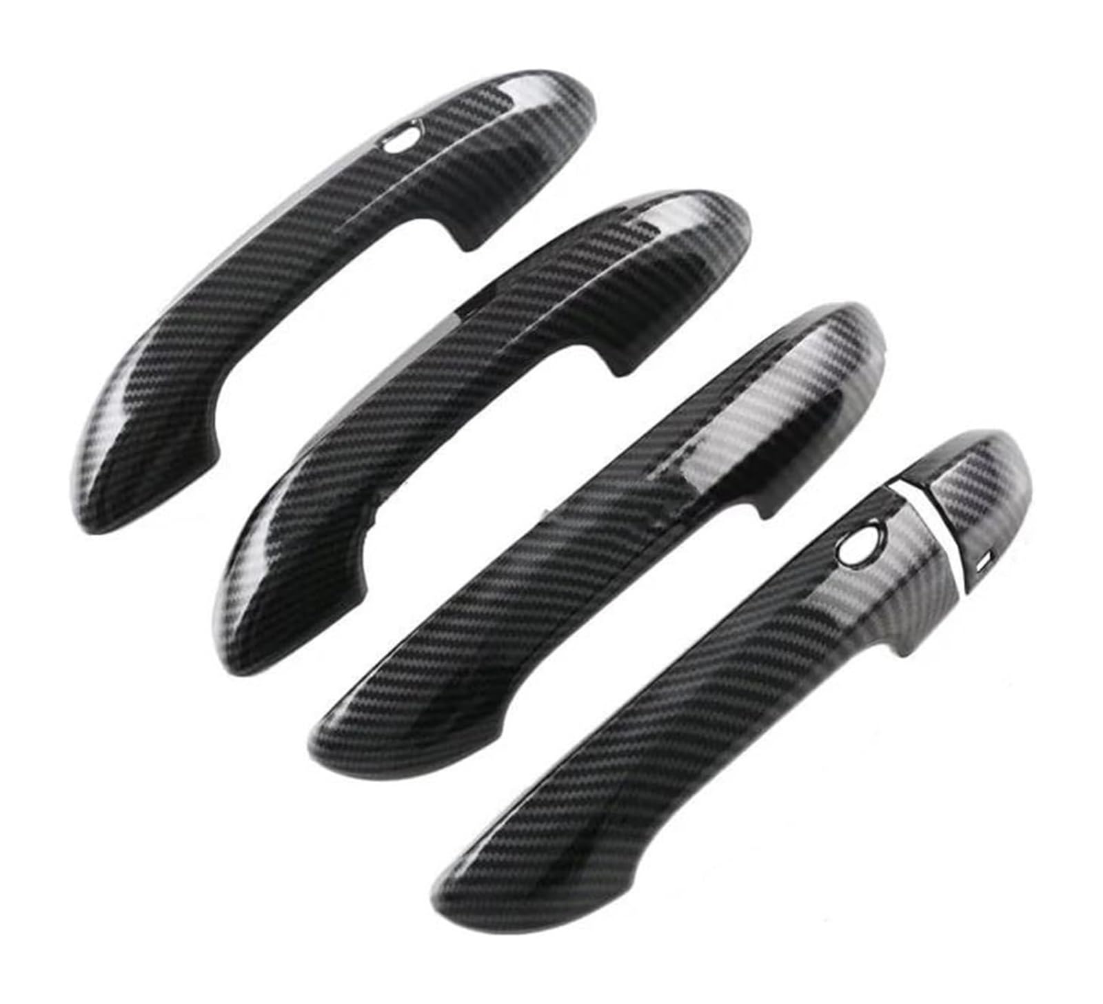 Hckclmbmzw D For Mg 4 Mg4 Ev For Mulan 2022 2023 Car Accessories Sticker Carbon Fiber Chrome Oor Handle Bowl Cover Oor Handle Cover(D)