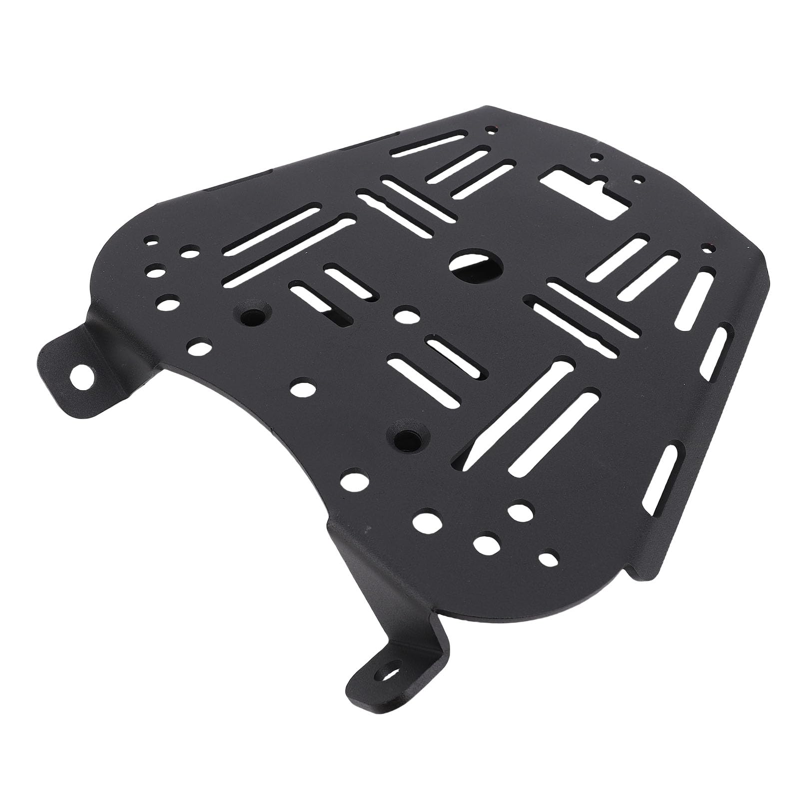 CCYLEZ Piatto Inferiore della Scatola della Coda Motociclistica, Supporto per Supporto per Portapacchi per Zontes 368G 501G, con Supporto per Tronco Staccabile per Finitura Nera