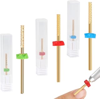 3Pcs Nail Drill Bits,3 Sizes Carbide Nail Bits,Cuticle Nails Drills Bit Set Dead Skin,Cuticle Remover for Electric Nail Files,Manicurist