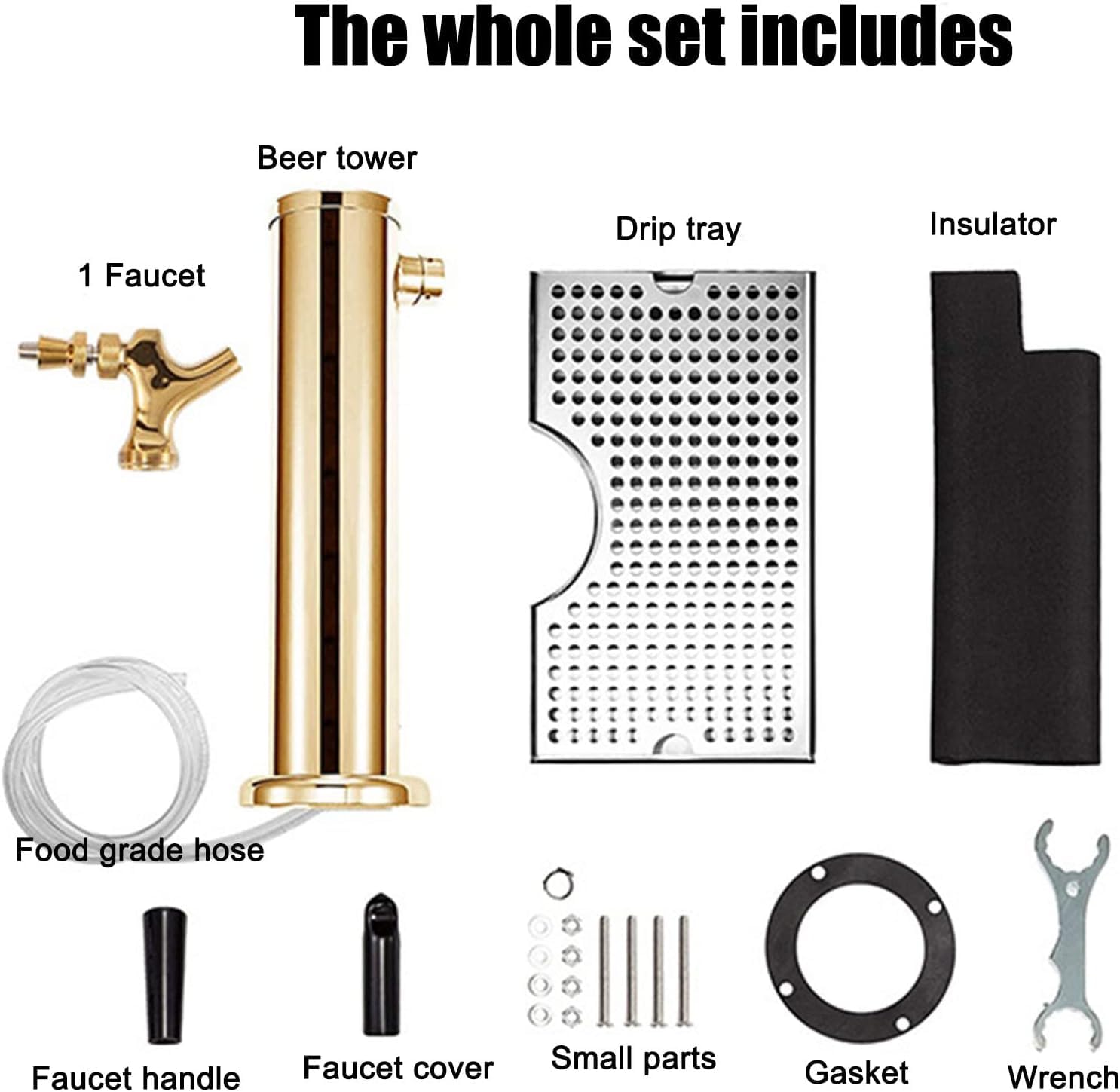 Amazon｜DOOEK ビールサーバー ステンレス鋼 ビールディスペンサー