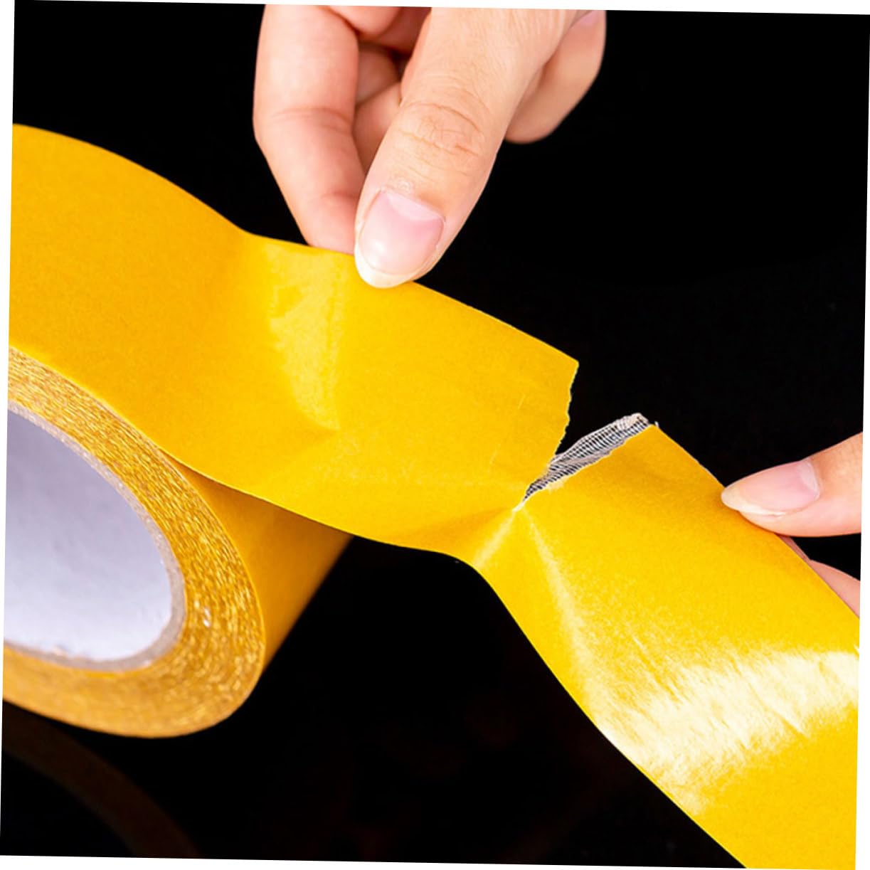 ULTECHNOVO 5rollen Doppelseitiges Gewebeklebeband Hochviskoses Starkes Klebeband Mit Fiberglasgewebe Für Teppichverlegung Dekoration Und Vielseitige Anwendungen Rückstandsfrei Ablösbar